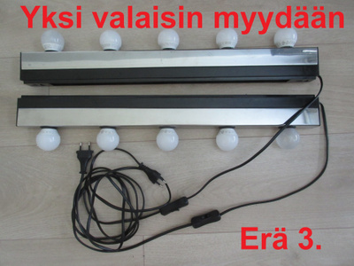 Seinävalaisin erä 3   Yksi kpl.