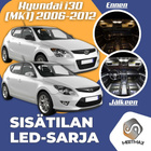 Hyundai i30 (MK1) Sisätilan LED-sarja 9-osainen - pikkukuva 1