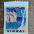 Virrat Toriseva P.G Holm. vintage kangasmerkki harvinainen - pikkukuva 1