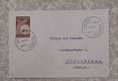 1947  Säästöpankki FDC