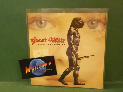 GREAT WHITE - HEART THE HUNTER M-/EX GER -89 7" SINGLE