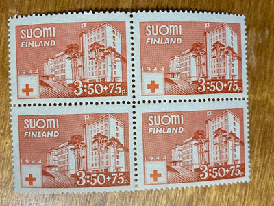 PR 1944 3,50MK+75PEN NELIÖ**