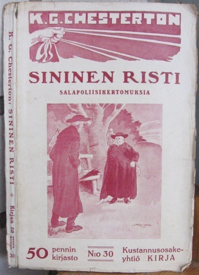 G. K. Chesterton: Sininen risti, Kirja 1915. 117 s.