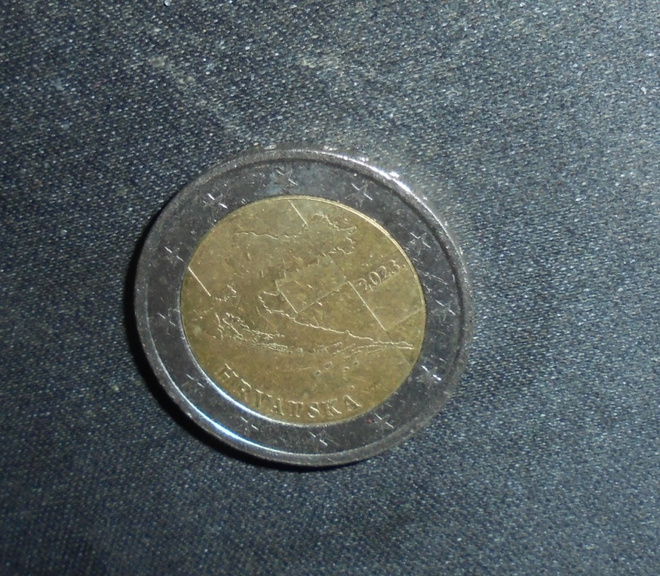 1 & 2€ kolikko Kroatia Hrvatska