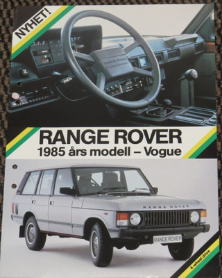 1985 Range Rover Vogue esite - KUIN UUSI