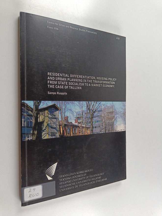 Sampo Ruoppila : Residential differentiation, housing pol...