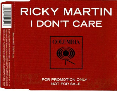 Ricky Martin • I Don't Care PROMO CD-Single