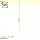 NORDIA 1993, Koivukylän Postimerkkikerho ry, käyttämätön - pikkukuva 2