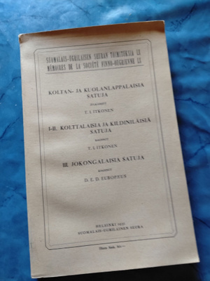 t i itkonen koltan ja kuolanlappalaisia satuja