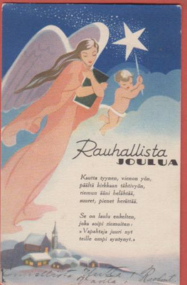 Knüpfer Enkeli kylän yllä