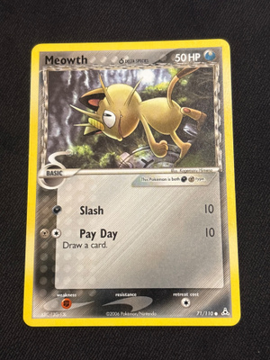 Meowth 71/110 EX Holon Phantoms
