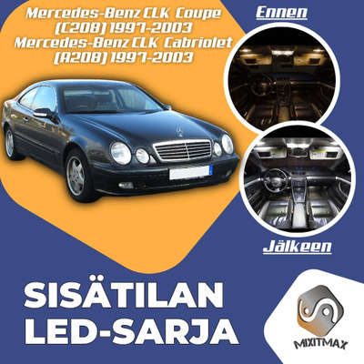 Mercedes-Benz CLK (W208) Sisätilan LED-sarja 12-