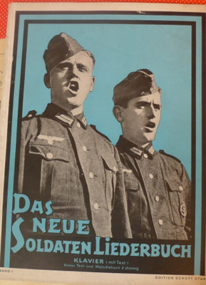 Hakaristi Saksan laulukirja Wehrmacht nuotti