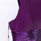 UUSI iltapuku 46 violetti liila satiini 3XL - pikkukuva 2