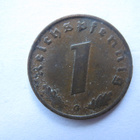 Natsi-Saksa 1 Reichspfennig 1939 G - pikkukuva 2