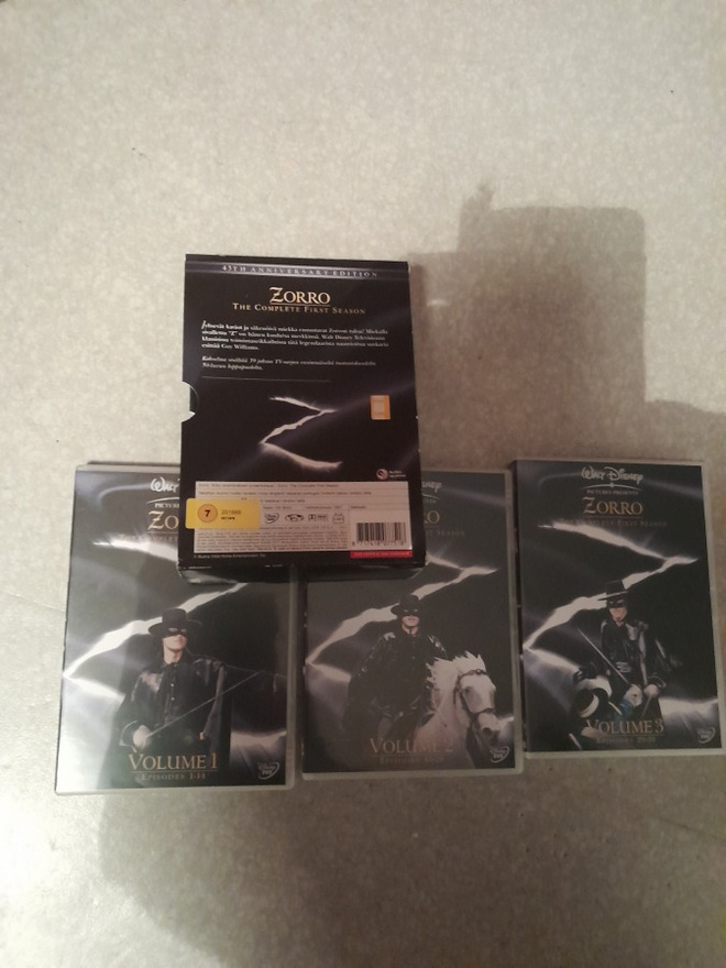 Zorro dvd box