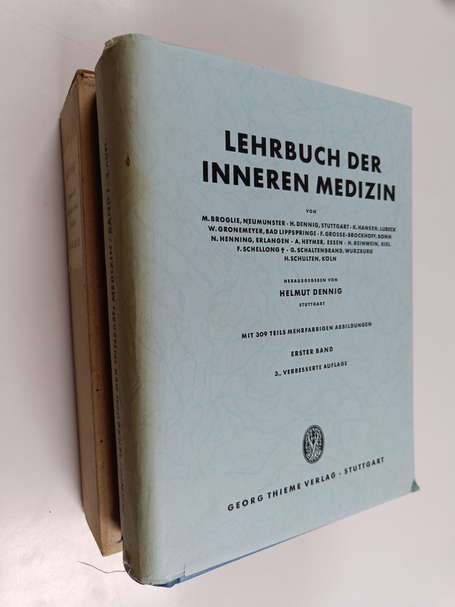 Helmut Dennig : Lehrbuch der inneren medizin 1 (Laatikossa)