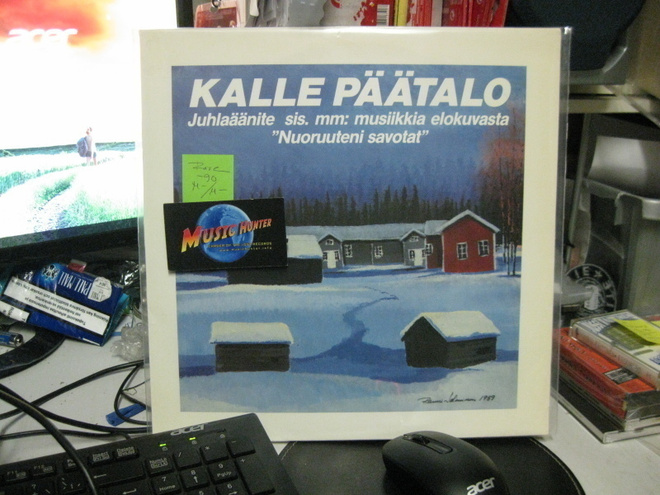 KALLE PÄÄTALO JUHLAÄÄNITE LP RARE -90 M-/M-