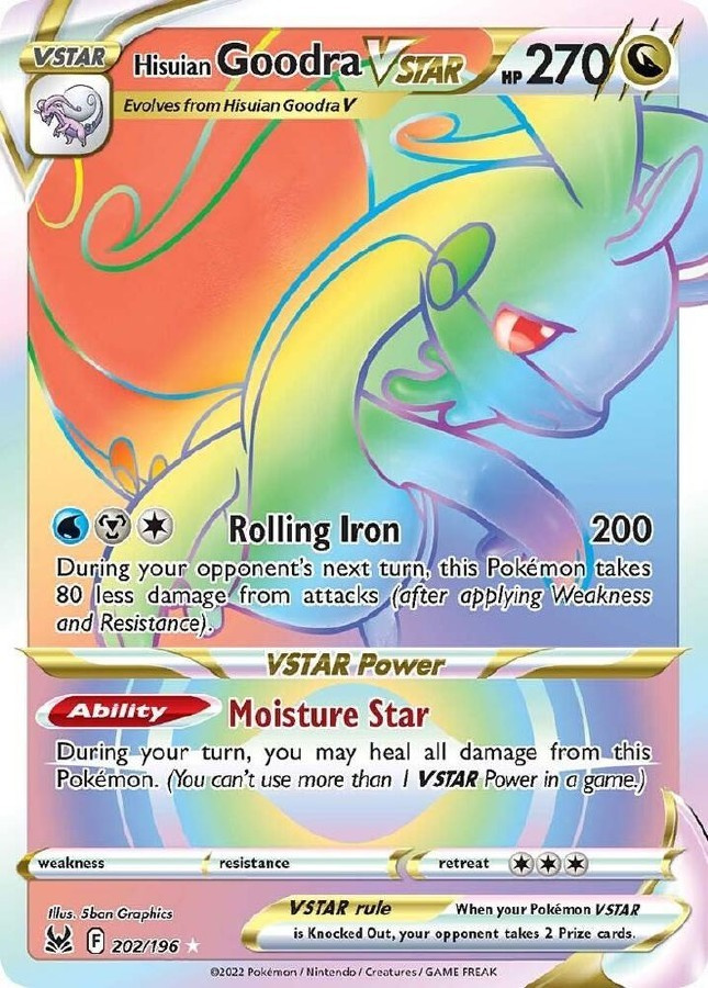 Hisuian Goodra VSTAR 202/196 - Lost Origin - NM/M