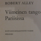 Robert Alley: Viimeinen tango Pariisissa - pikkukuva 2