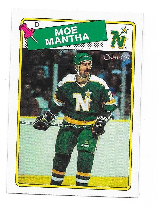 1988-89 OPC #30 Moe Mantha Minnesota North Stars