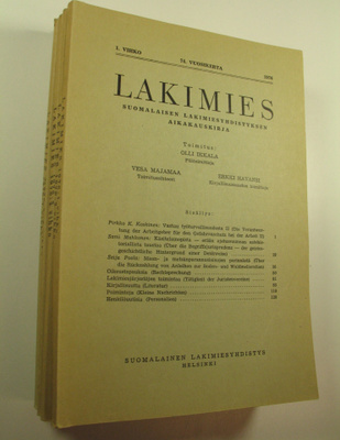 Olli (toim.) Ikkala : Lakimies, 74. vuosikerta (1976), nu...