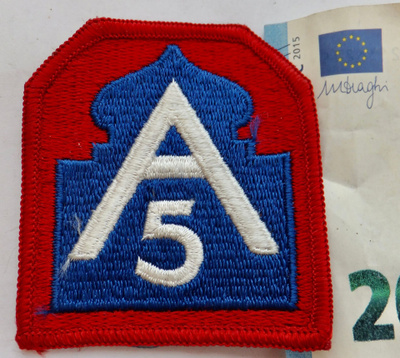 VANHA Hihamerkki USA 5. Armeija