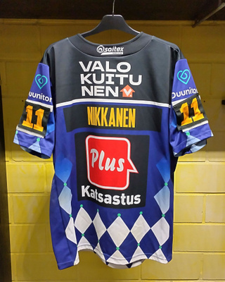 KPL Teemu Nikkanen Game Worn jokeripelipaita