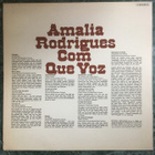 (LP) Amalia Rodrigues – Com Que Voz - pikkukuva 2