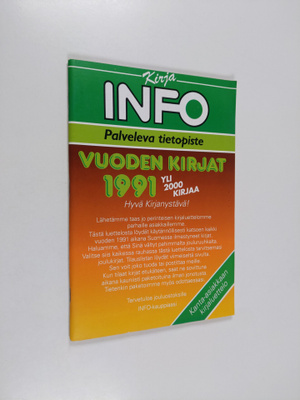 Vuoden kirjat 1991