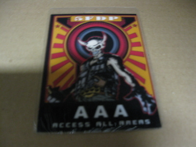 5FDP - WRONG SIDE OF HEAVEN TOUR 2013 BACKSTAGE PASSI .