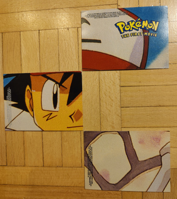 Pokemon TOPPS tarra/palapelikortit