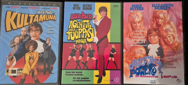DVD: Austin Powers x 3