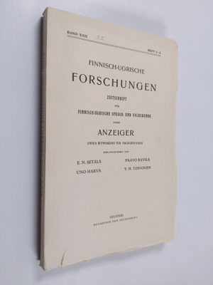 Finnisch-Ugrische Forschungen band 22