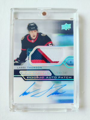 Lassi Thomson - 21-22 Premier Rookie Auto Patch /249