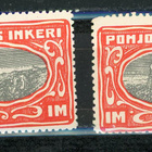 POHJOIS-INKERI II 1 mk * 2 kpl ( Huom. Väärenteet ) - pikkukuva 1