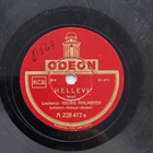 Savikiekko 1937 - Georg Malmsten - Odeon 228417 - pikkukuva 1