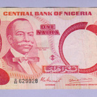 Nigeria 1 Naira v.1979 P-19a (harvinaisempi) - pikkukuva 1