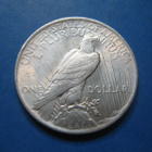 USA 1 dollar hopearaha Peace Dollar - 1924 - pikkukuva 2
