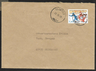 Postilähetys - Amp.hiih. MM (LAPE 871) Isokyrö 23.10.1980