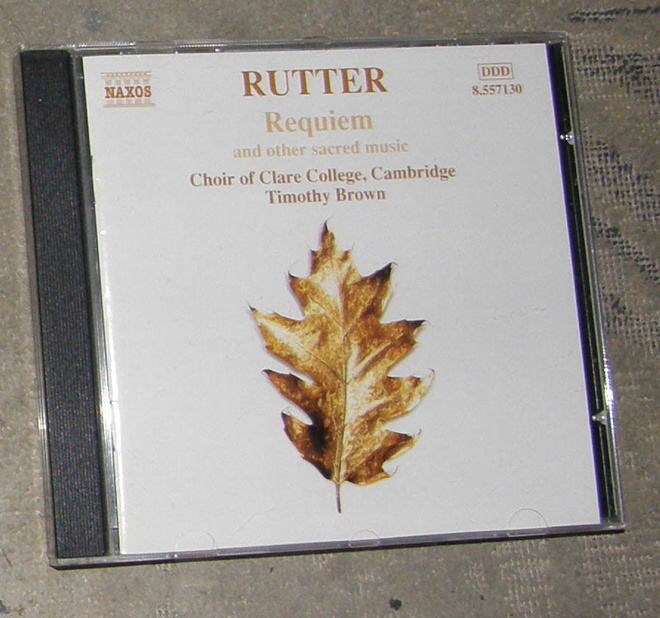 Rutter - Requiem and other sacred music - CD