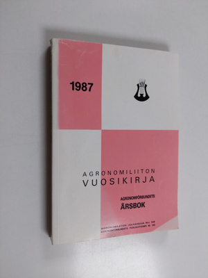 Agronomiliiton vuosikirja 1987