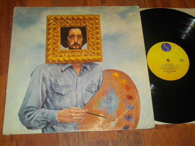 ALLAN THOMAS - a Picture - LP 1971 Folk,jazz pop EX