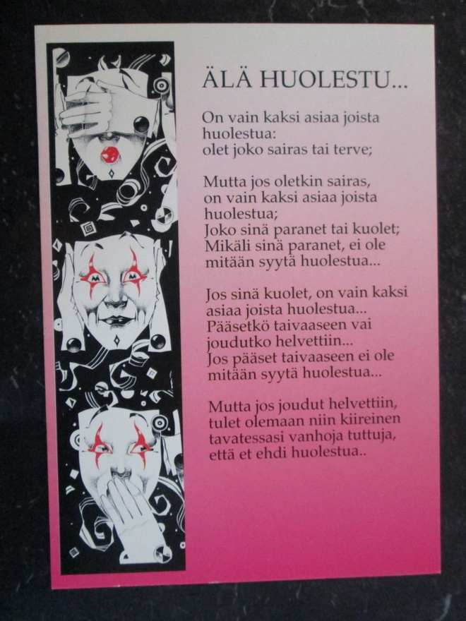 KULKEMATON JUHA AARREPALO ÄLÄ HUOLESTU..