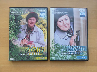 HETTY RATKAISEE yht 4DVD . kaudet 1 & 2 . PATRICIA ROUTLEDGE