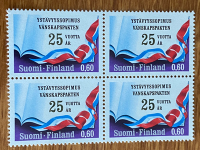 YSTÄVYYSSOPIMUS SUOMI-NEUVOSTOLIITTO 25 VUOTTA NELIÖ**