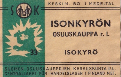 Isokyrö, 33  Isonkyrön Osuuskauppa r.l.  b482
