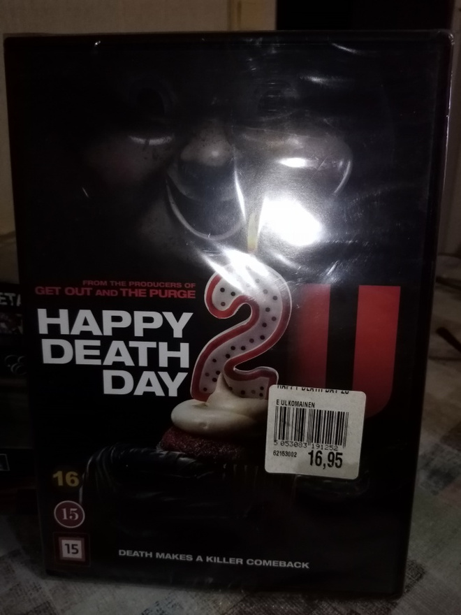DVD Happy death day 2 ( UUSI) SIS POSTIKULU