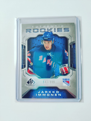 Jarkko Immonen 06-07 SP Game-Used Authentic Rookies /999