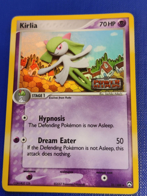 Kirlia 31/108 EX Power Keepers Reverse Holo Stamped